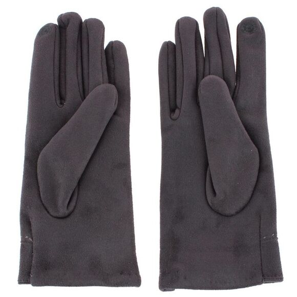 Isotoner Women's SmartDri Microfiber Winter Driving Glove with Stitch Detail - Picture 3 of 4